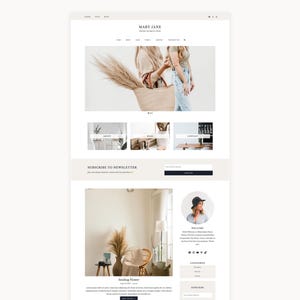 WordPress Theme for Lifestyle, Family, Mommy blogger - Kadence Child Theme | MaryJane