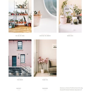 Wordpress Theme Blog & Genesis Child Theme, Responsive Wordpress Template, Pink Wordpress theme, Feminine Wordpress theme Rosemary image 5