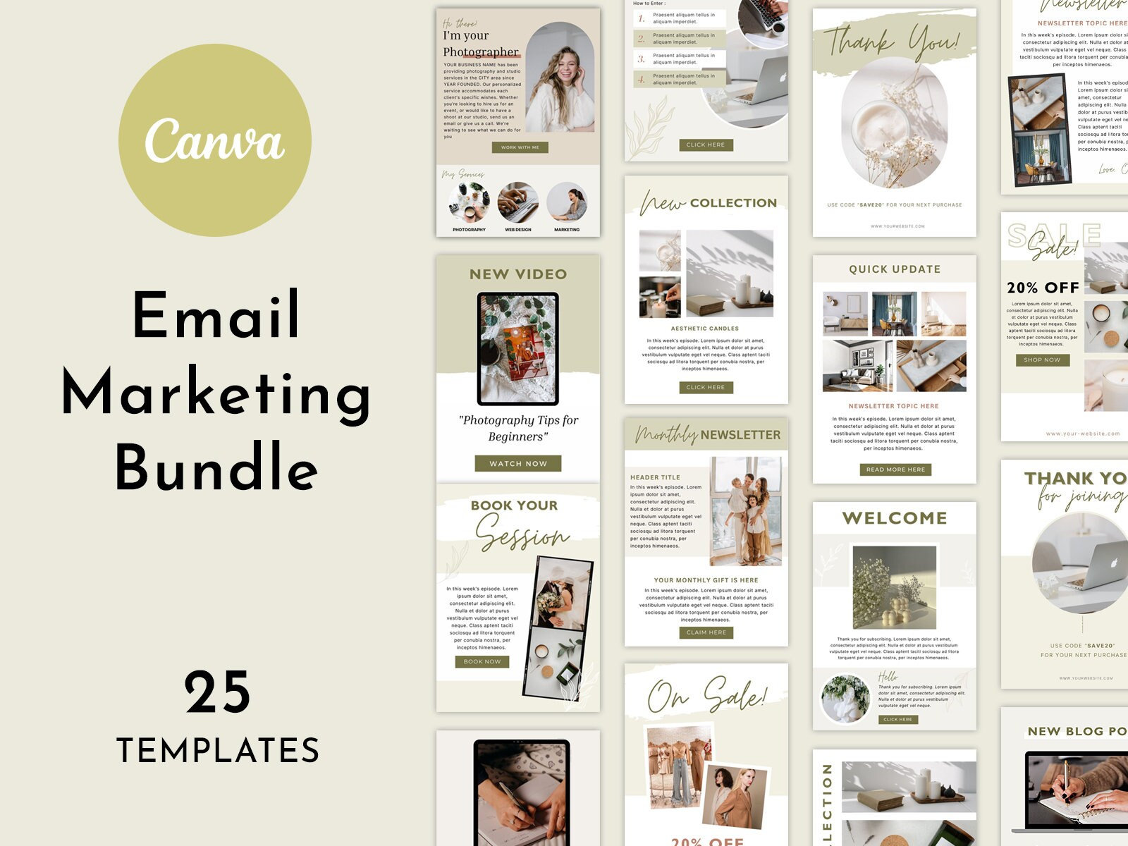 Canvas Email Newsletter Templates 