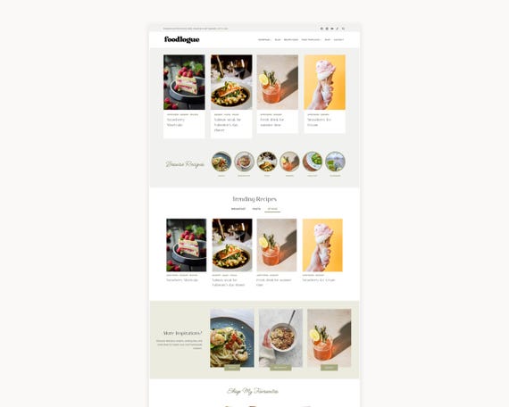 Food Blog WordPress Theme - Kadence Child Theme for Recipes & Food Blogging - WooCommerce Ready - Mobile Responsive