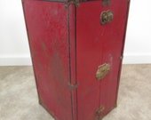 Antique doll travel case