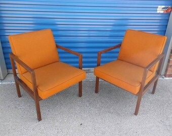 mid century chair iconic pair of orange mid century chairs by the stowe davis furniture company vintage office or living room retro mid etsy mid century chair iconic pair of orange mid century chairs by the stowe davis furniture company vintage office or living room retro mid etsy