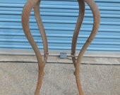 Vintage cast iron table plant stand