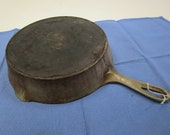 Vintage Cast Iron Wagner Ware Sidney 1055 Nickle Plated Skillet