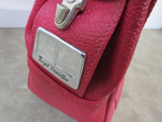 Vintage pink royal traveller samsonite soft suitc… - image 2