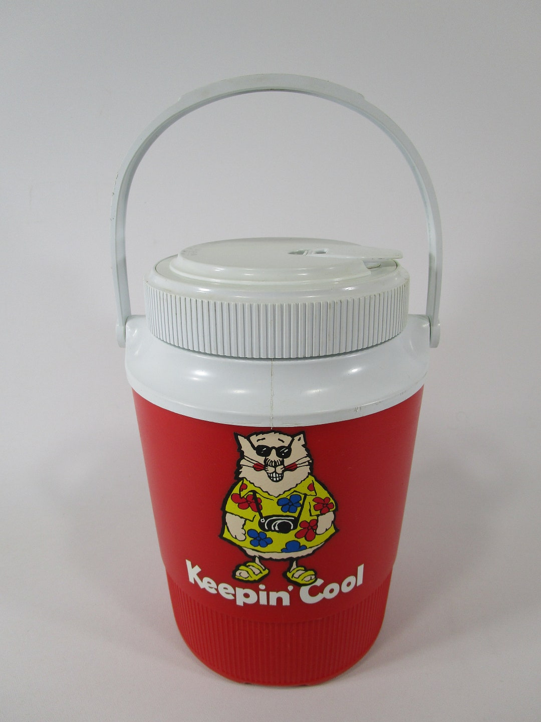 Vintage Keepin Cool Cat Gott Water Jug Etsy