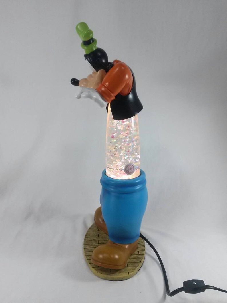 Vintage Disney goofy heat lava lamp light Etsy