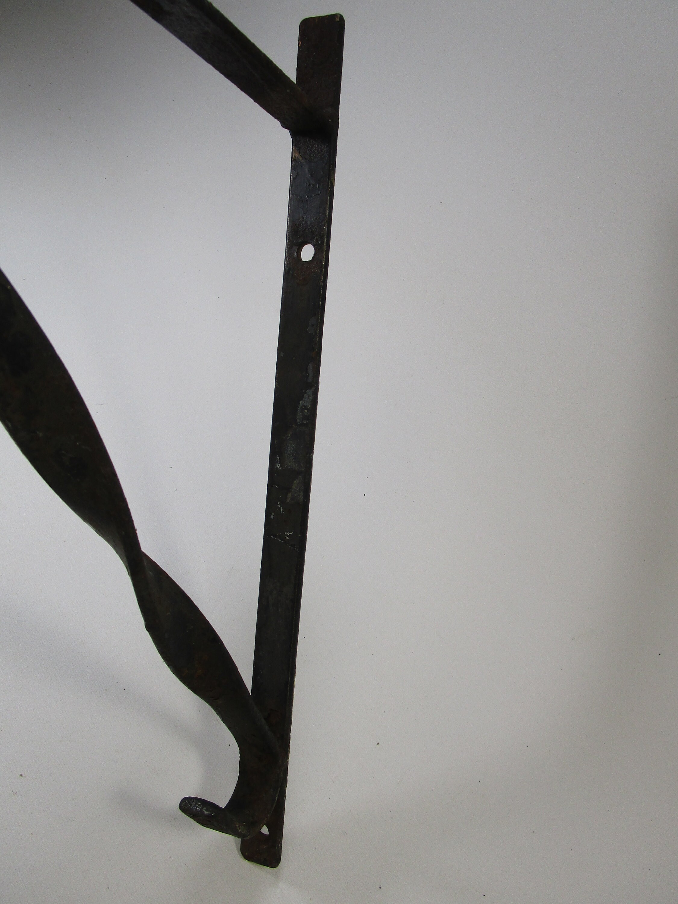 Vintage Set of Two Wrought Iron Shelf Brackets Antique Wall Etsy