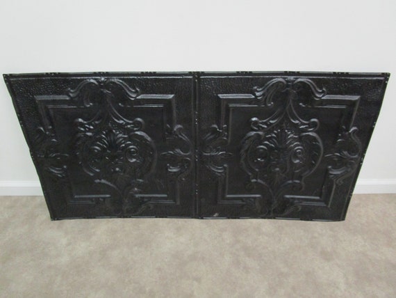 Antique Vintage Victorian Era Tin Ceiling Tiles Old Man Of The Etsy