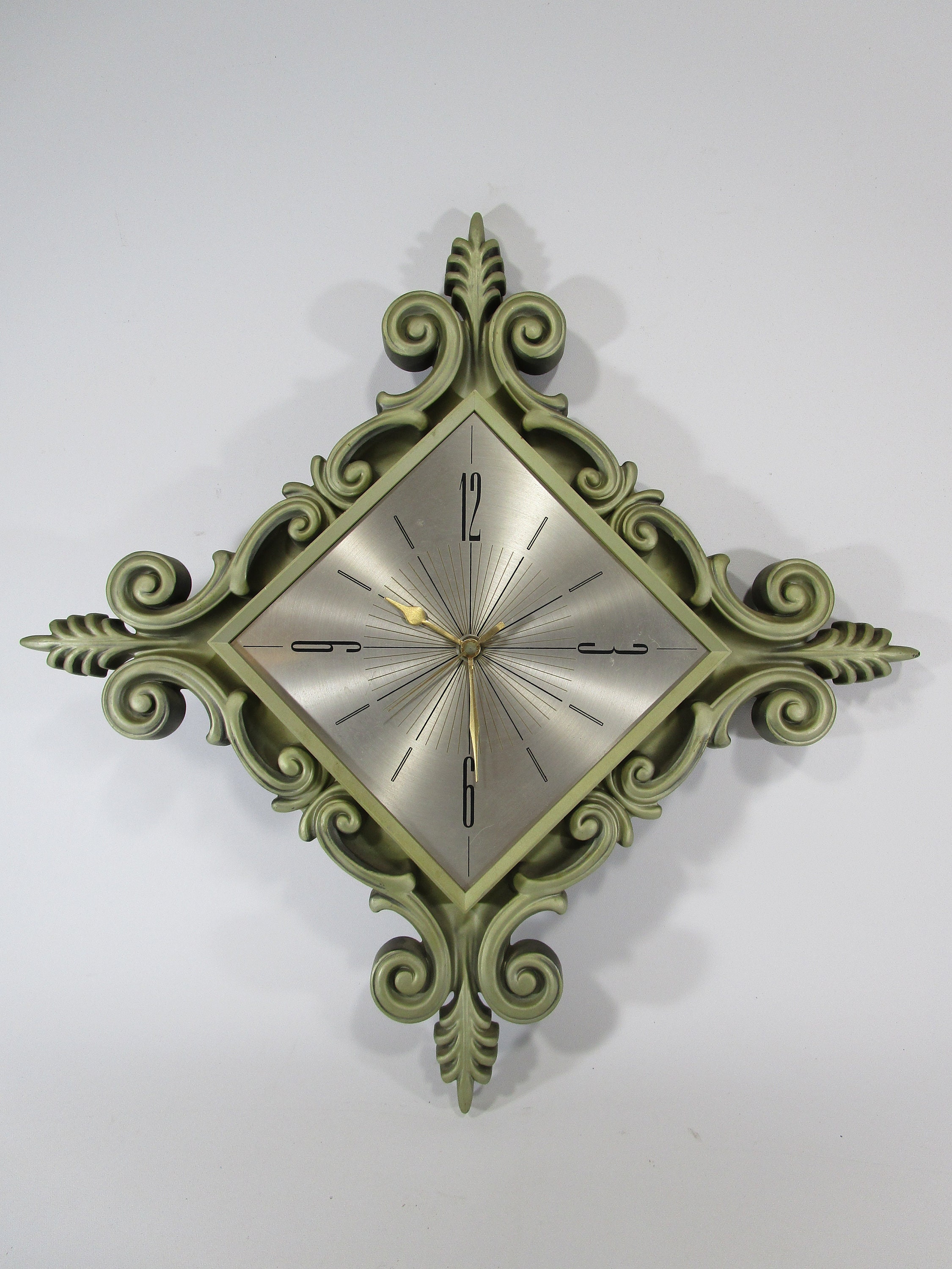Reloj de pared Vintage Sears Roebuck Etsy Mexico