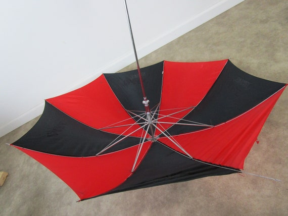 Vintage red and Black Dare umbrella - image 4