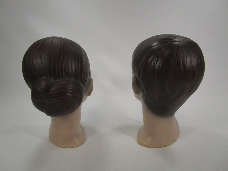 Pair of Vintage Holland Mold Child's Heads Statue Etsy
