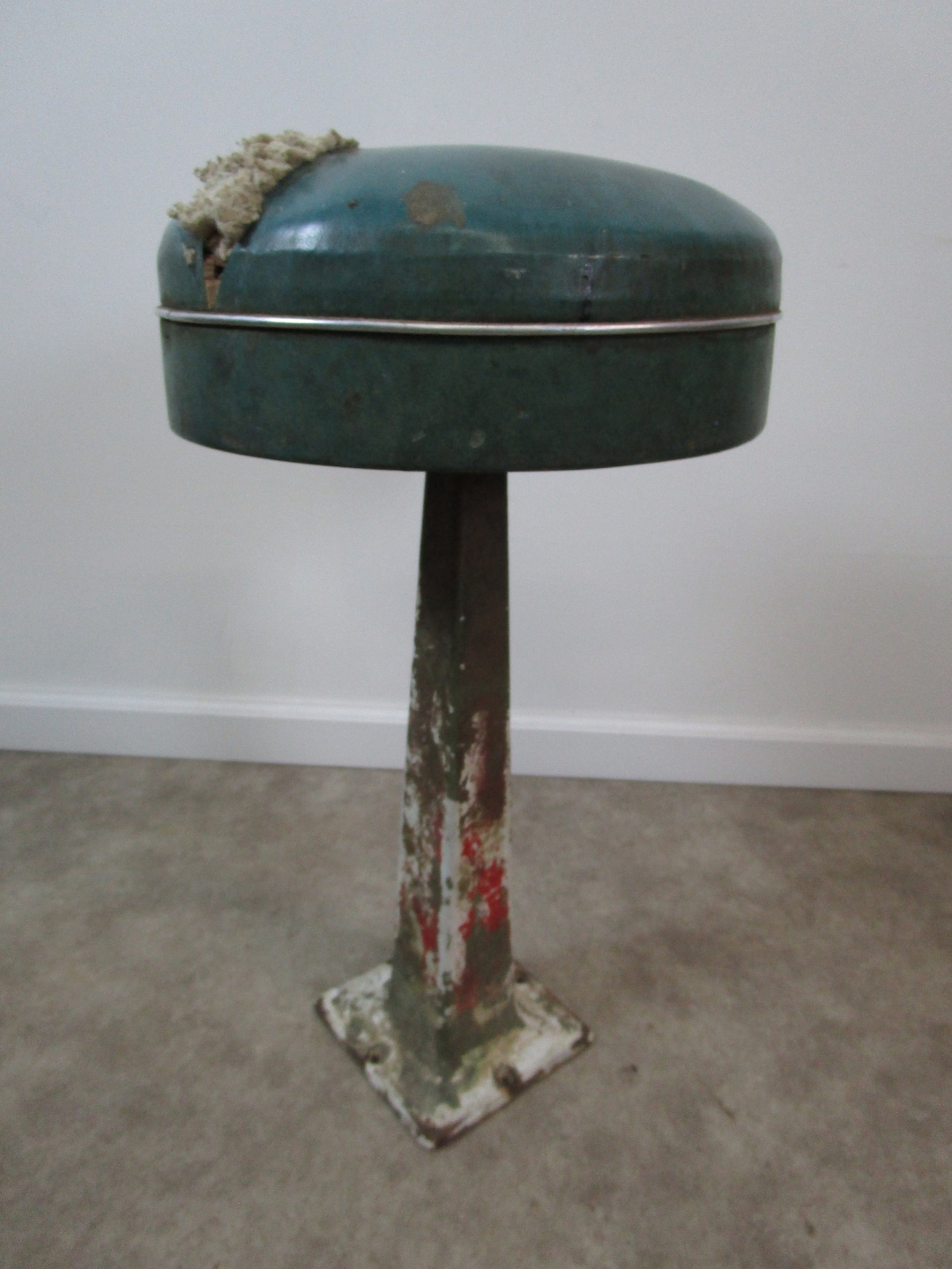 Vintage Cast Iron Soda Fountain Stool Etsy