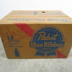 Vintage Pabst Blue Ribbon Carton/Box