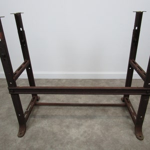 Vintage industrial metal table base steampunk (2 avaliable)
