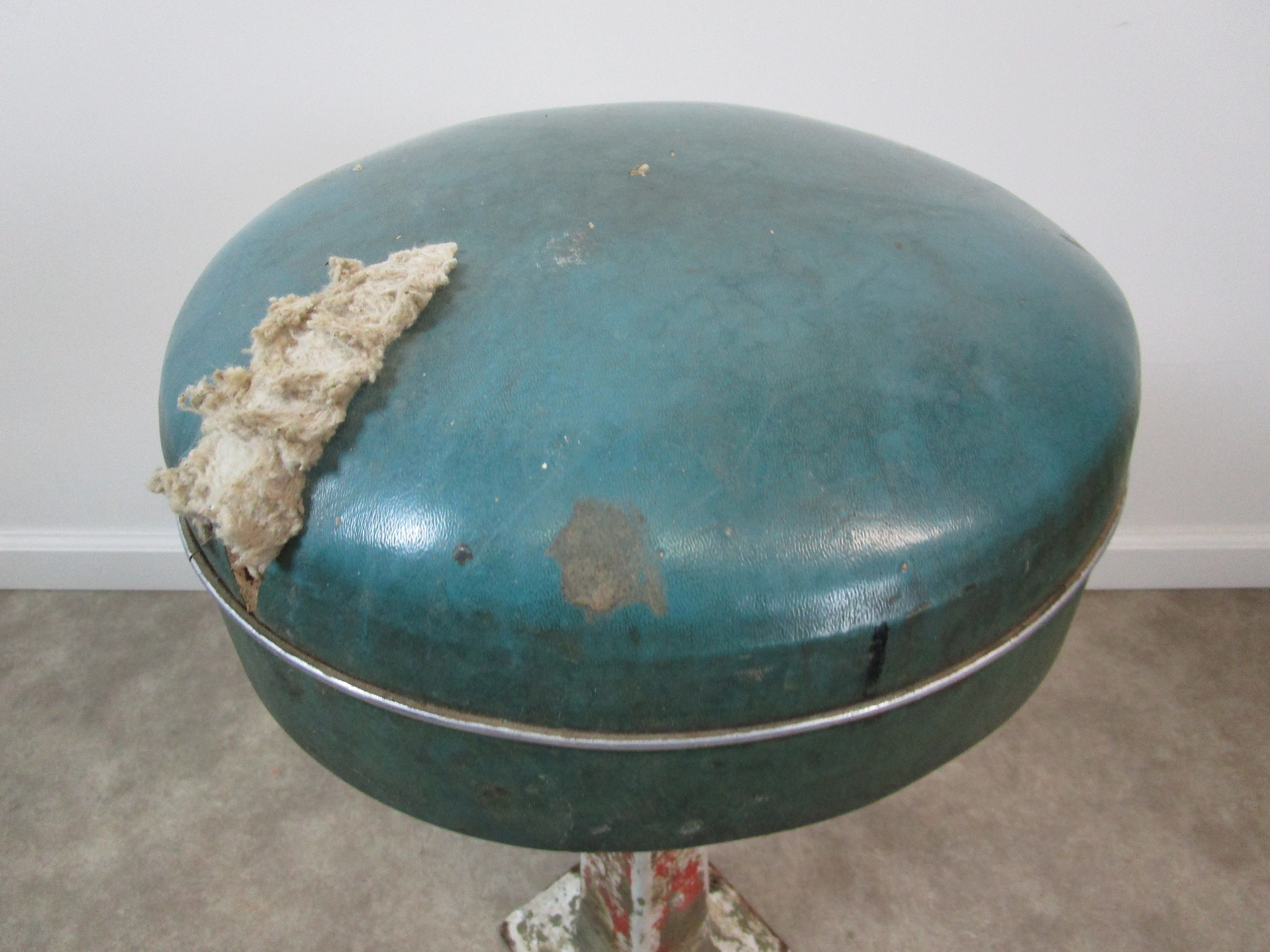 Vintage cast iron soda fountain stool Etsy