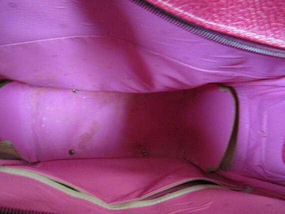 Vintage pink royal traveller samsonite soft suitc… - image 3