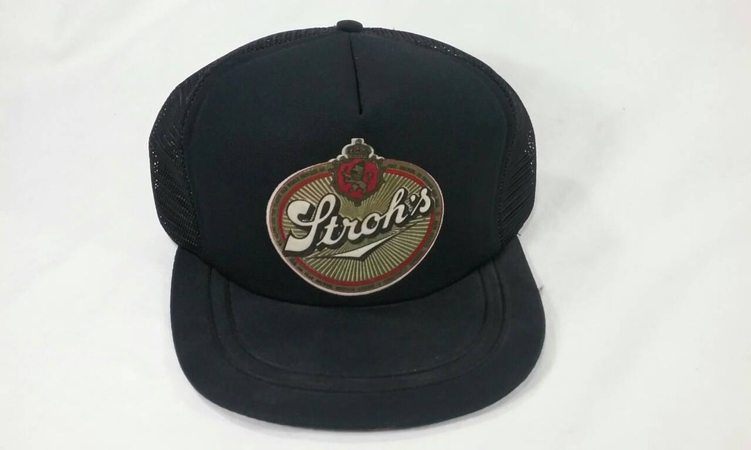 Vintage Stroh's Beer Truckers Cap Retro Hat - Etsy