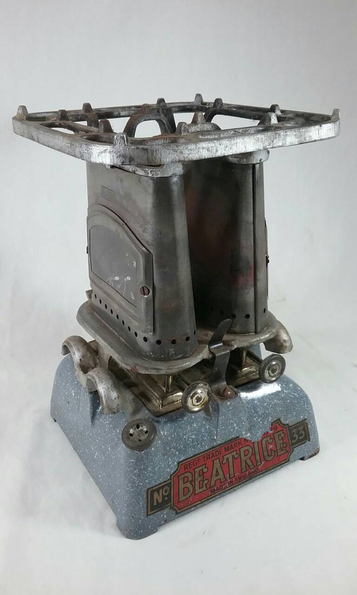 Vintage Beatrice 33 double burner paraffin camping cook stove Etsy