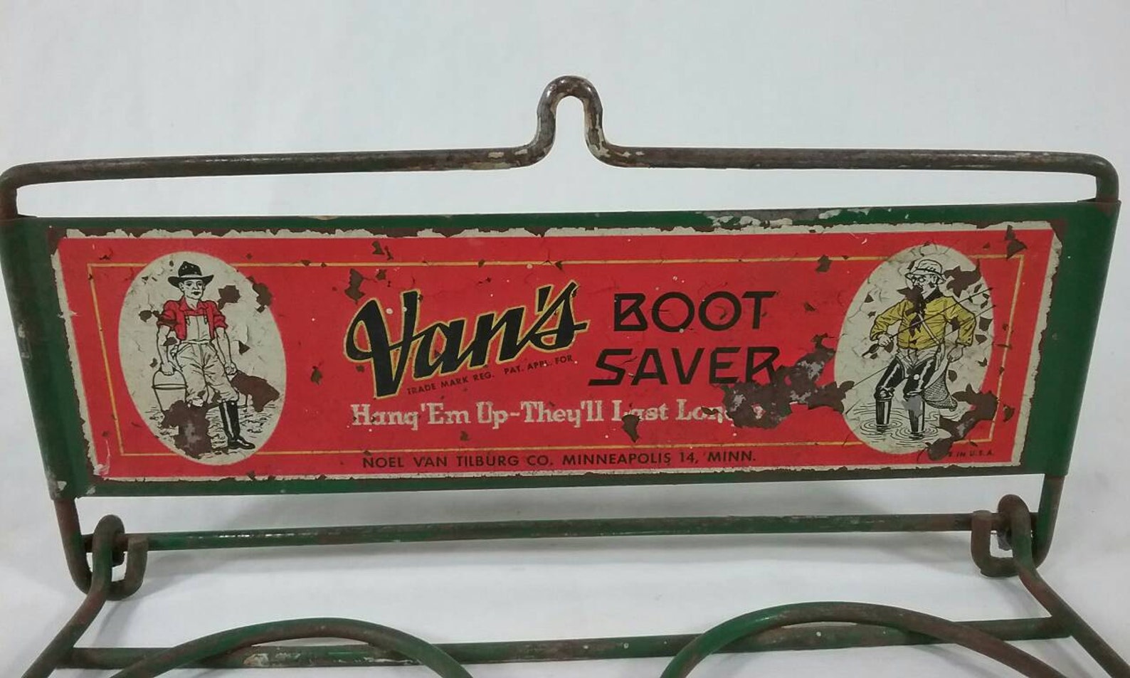 Vans Boot Saver Shoe Wall Hanging Rack Vintage Metal Wire Etsy