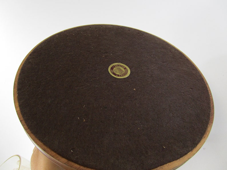 Vintage Decature Industries Walnut Humidor /& Pipe Holder