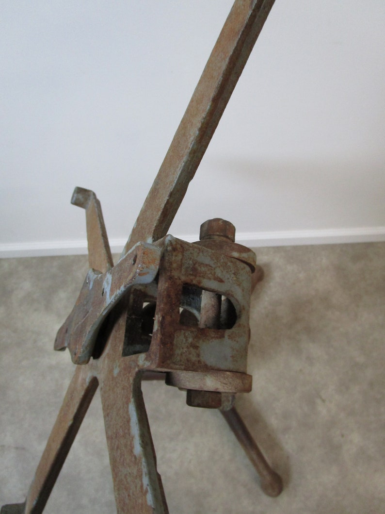 Antique cast iron drafting stand table Etsy
