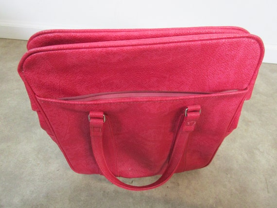 Vintage pink royal traveller samsonite soft suitc… - image 5