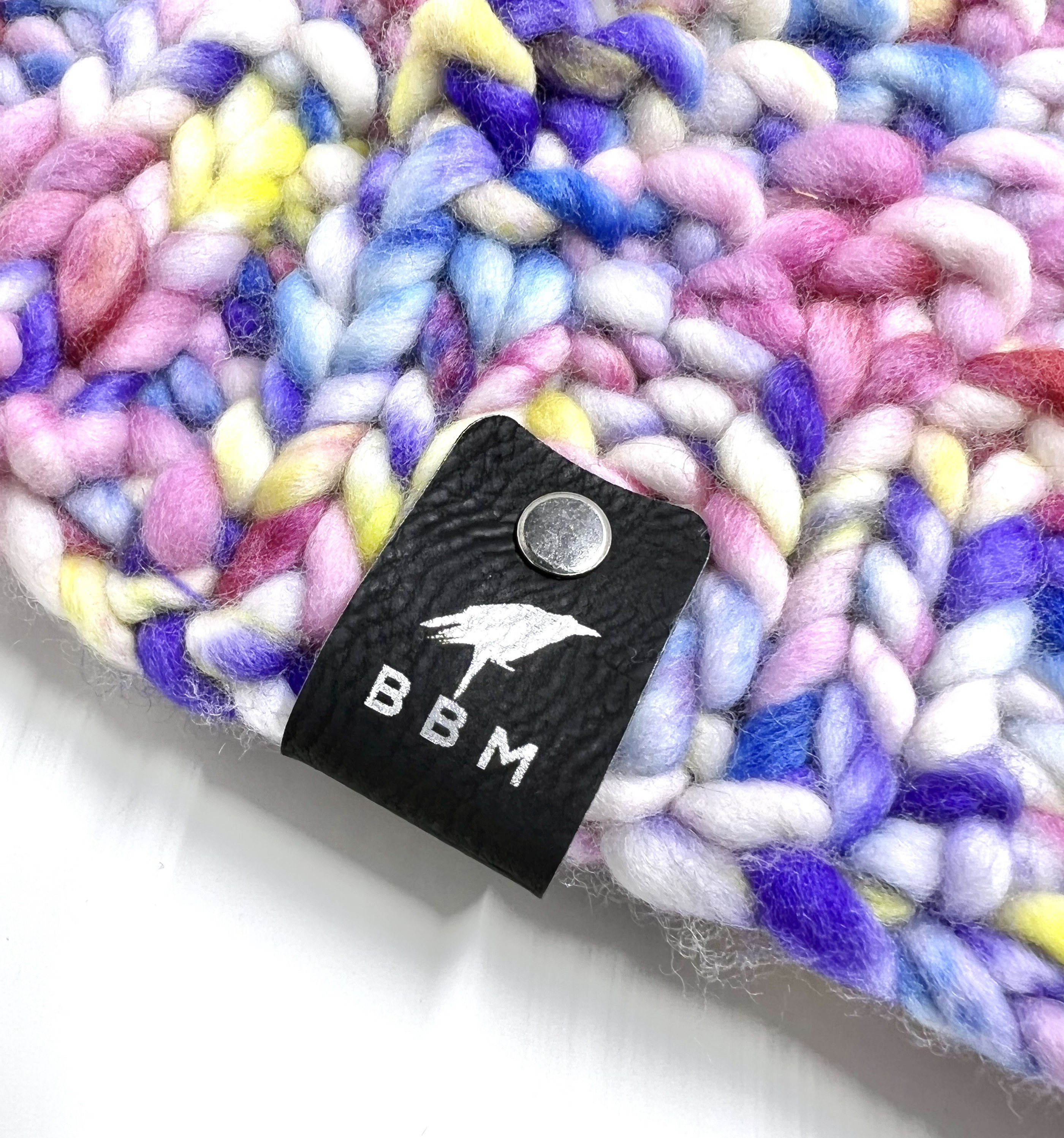 10 Etichette Personalizzate In Pelle Sintetica Con Rivetti, 64x12,7 Mm, Per Abbigliamento Fatto A Mano, Maglia E Uncinetto - 2