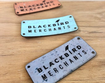 Custom Labels / Knit Labels / Crochet Labels / Clothing Label / Leather Labels / Vegan Labels / Custom Tags / Personalized Leather Labels