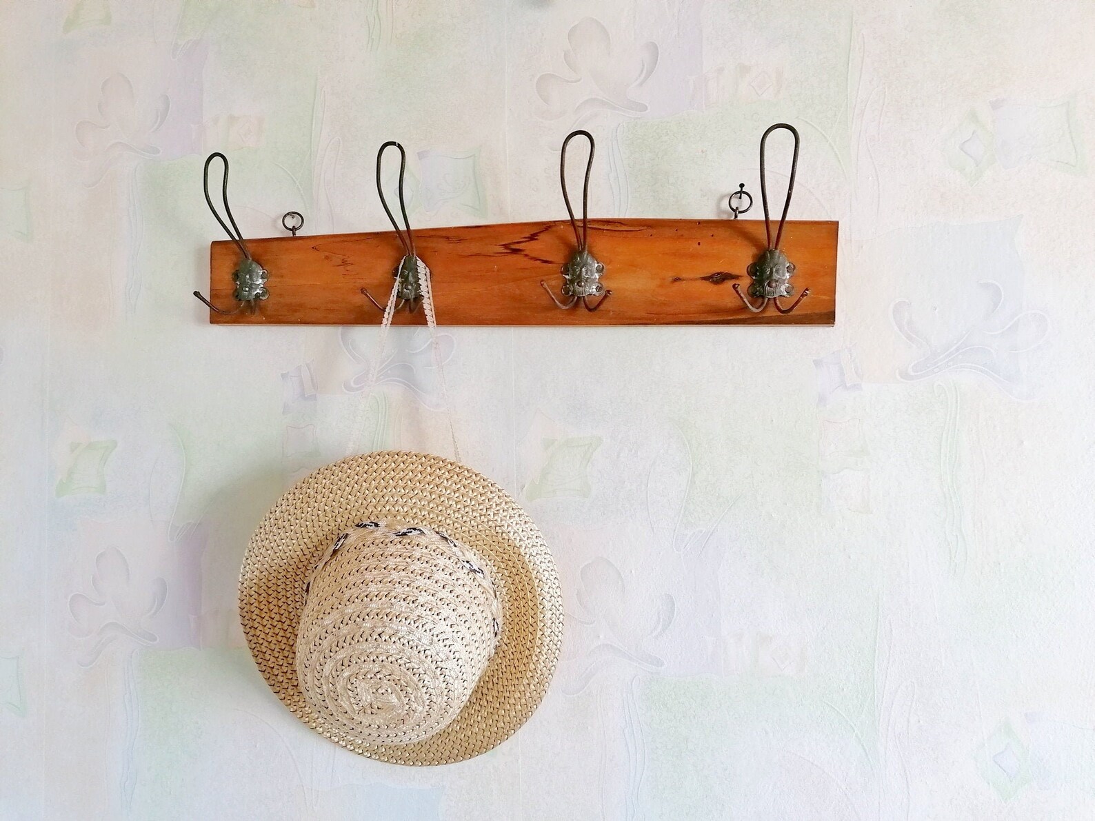 Antique 50's Wall Hanger Rustic Wooden Wall Hanger Rustic Etsy