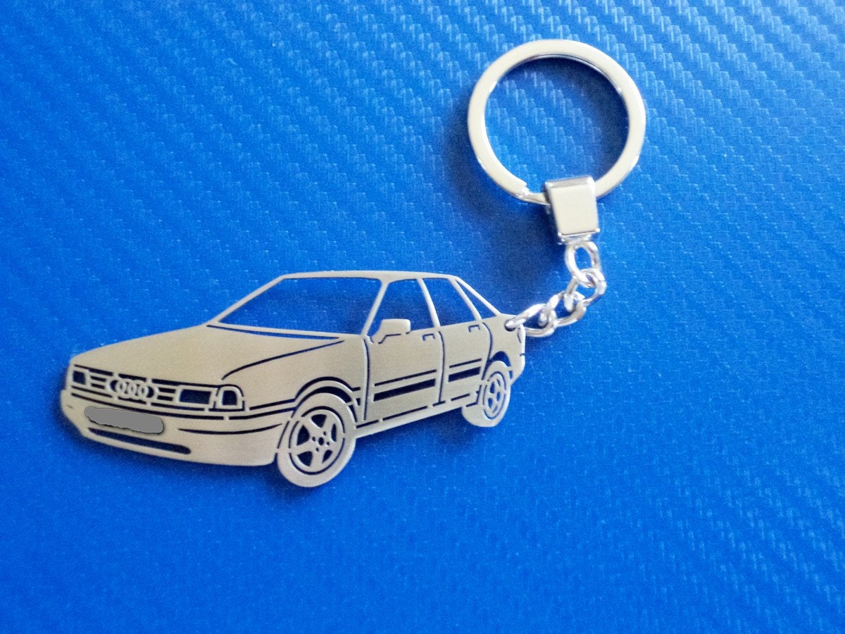 Key chain for Audi 80 B3 Sedan Car Keychain Keyring for Audi Etsy