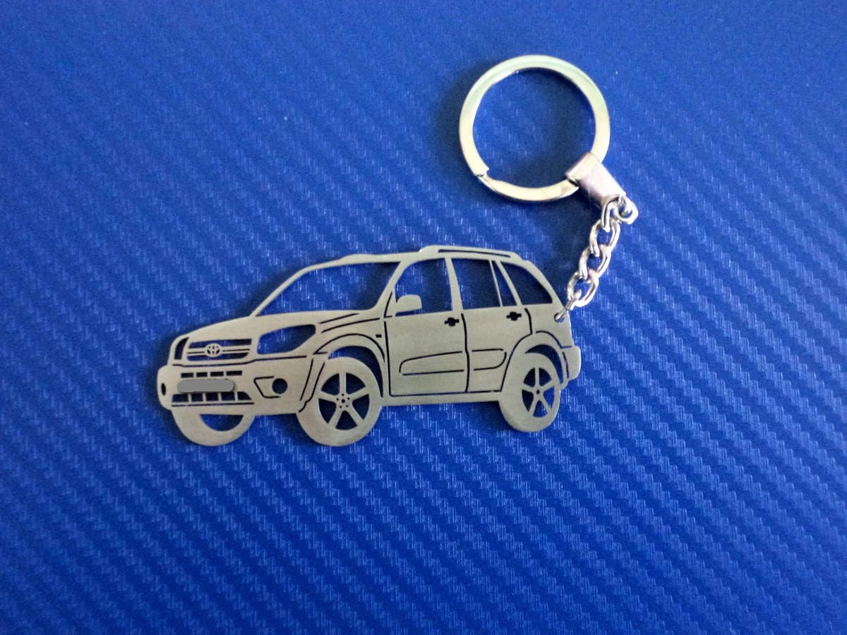 Toyota RAV 4 Key chain Personalized Keychain Car Keychain Etsy