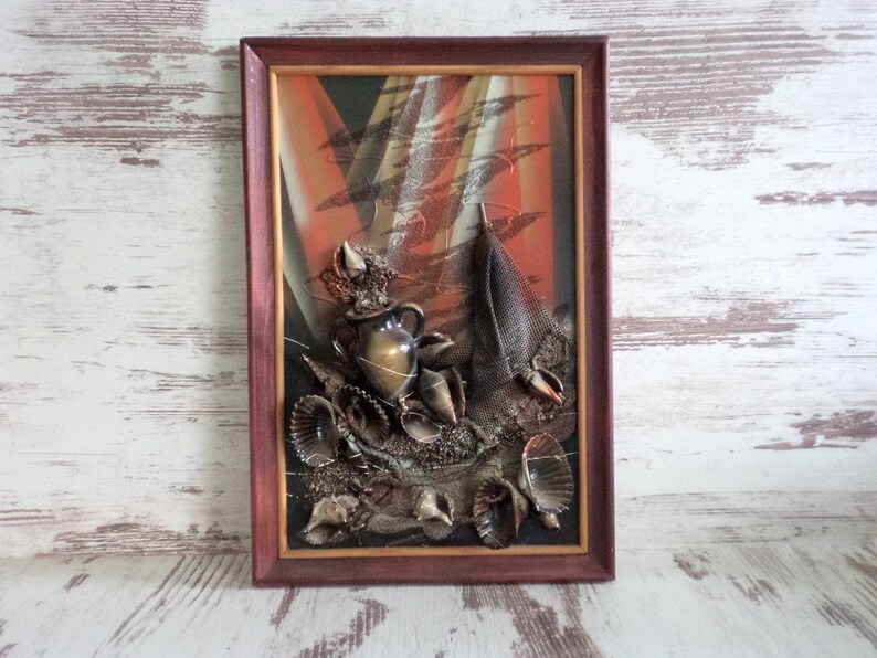 3D Nautical Painting Relief Art Decor Vintage Nautical Wall | Etsy