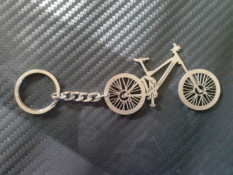 Bicycle Keychain Personalized Keychain Custom Keychain Etsy