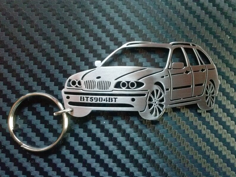 Key chain for BMW E46 Touring Facelift Personalized Keychain Etsy