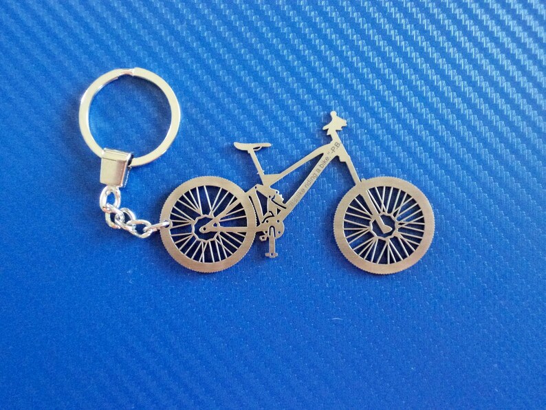 Bicycle Keychain Personalized Keychain Custom Keychain Etsy