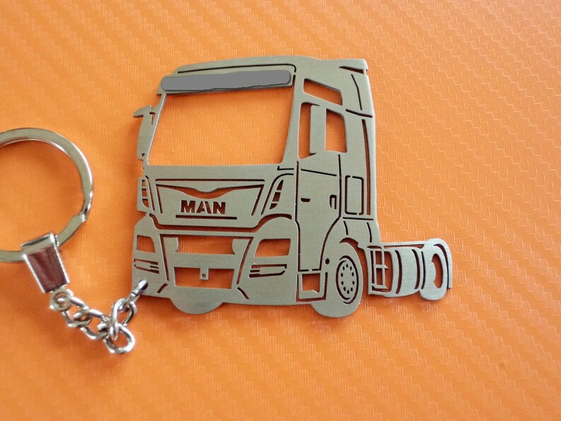 Key chain for MAN Truck Personalised Keychain Truck Etsy