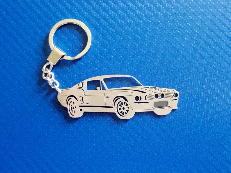 Key chain for Mustang Shelby GT500 Personalized Keychain Car Etsy