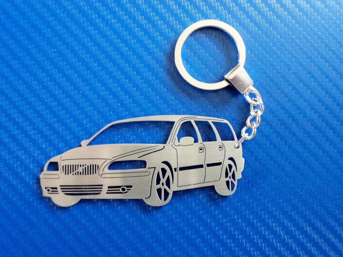 Key chain for Volvo V70 R Personalized Keychain Car Etsy