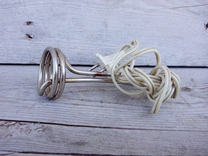 Vintage Water Heater Electric 220V Immersion Heater USSR Etsy