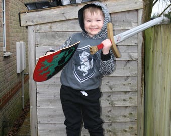 Children's knight hoodie