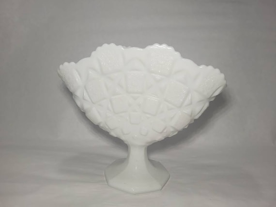 Milk glass napkin best sale holder