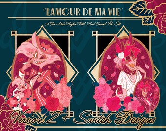 L'Amour De Ma Vie (V2 + SWITCH) ~ // Hard Enamel Pin Set