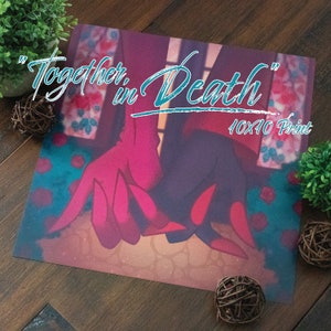 Together in Death ~ // Art Print (10x10)