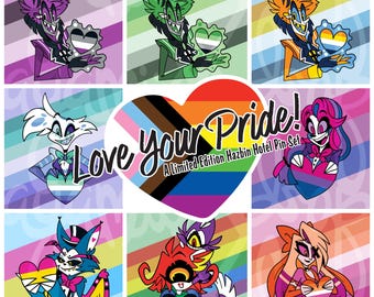Love Your Pride! ~ // Hard Enamel Pin Set