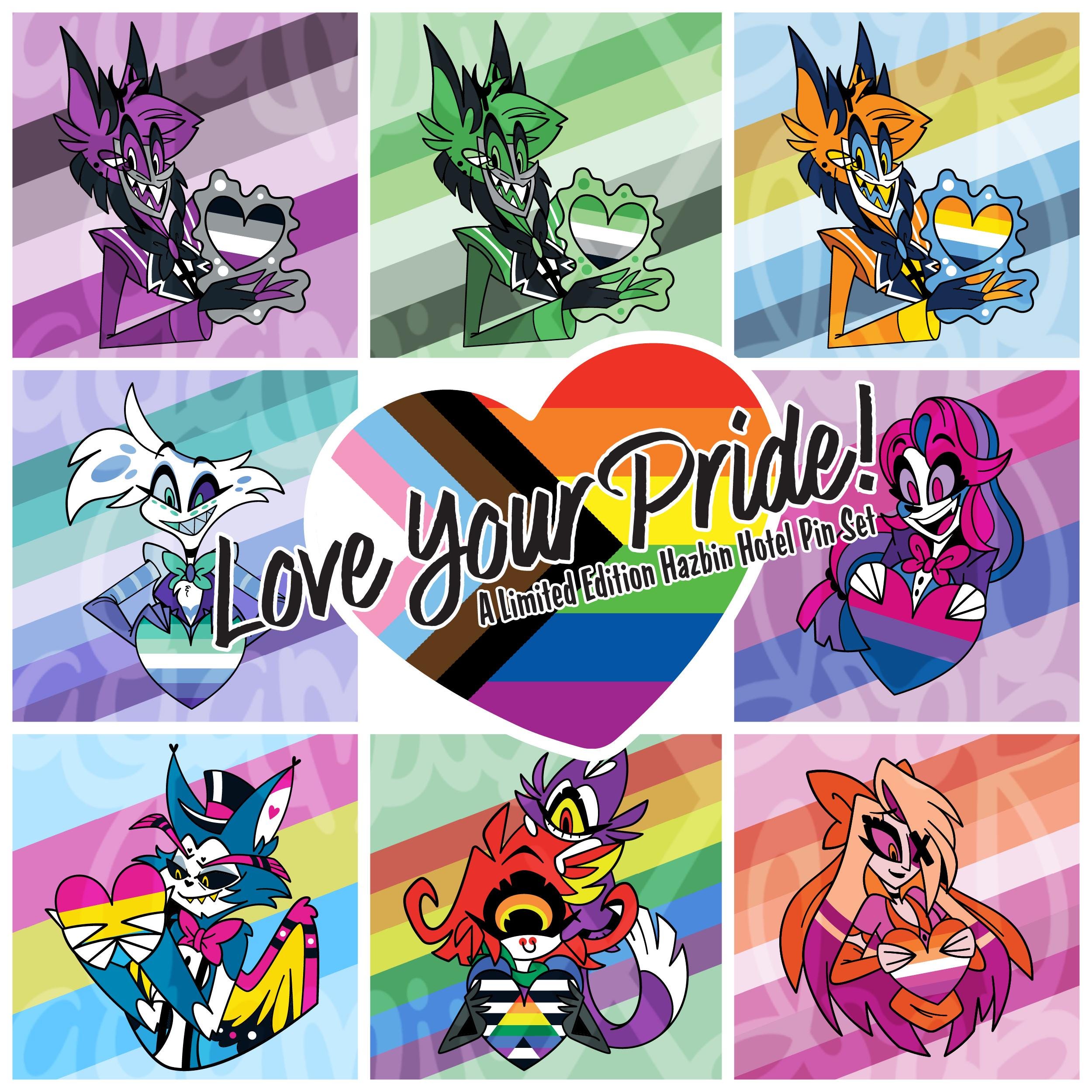 LAST CHANCE // Love Your Pride! ~ (EXP: July 25th) // Hard Enamel Pin Set
