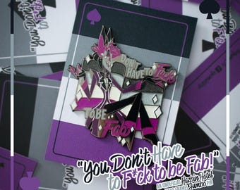 You Don&#39;t Have to F*ck to be Fab // Hard Enamel JUMBO Pin