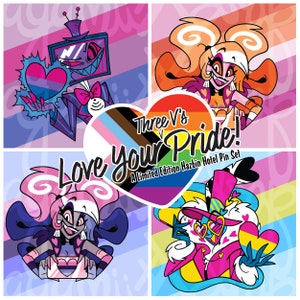 Love Your Pride! ~ The Three V's // LIMITED EDITION Hard Enamel Pin Set