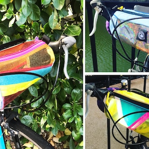 Custom Round Bicycle Handlebar Bag image 2