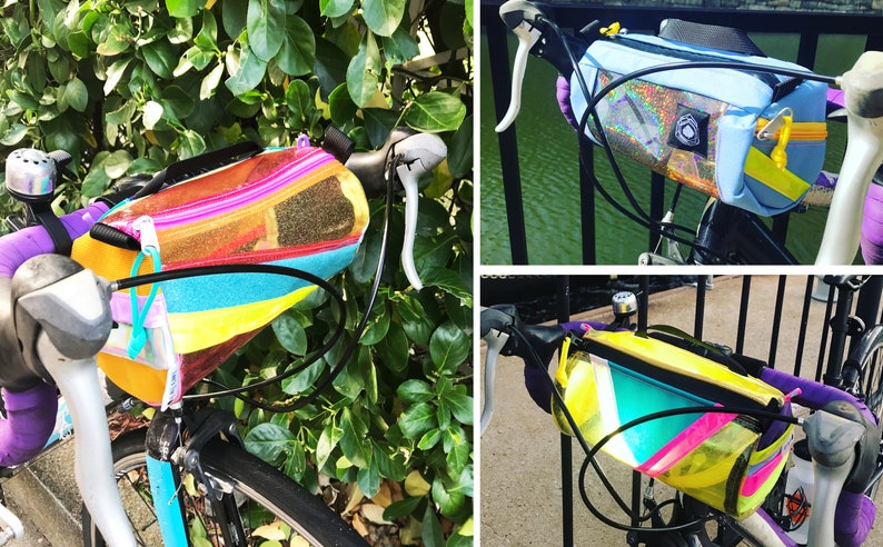 Custom Round Bicycle Handlebar Bag image 2